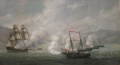 Battle of Alvoen by Johan Christian Claussen Naval Battle